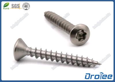 China Torx Oval Head Stainless Steel Wood Screw, SS304/316/18-8, Coarse Thread for sale