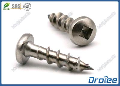 China SS 304/316/410 Square Drive Pan Head Stainless Steel Wood Decking Screw for sale