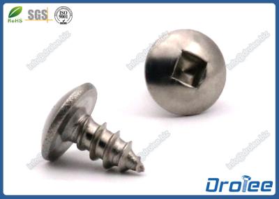 China 18-8 / 410 Stainless Steel Robertson Square Drive Truss Head Sheet Metal Screws for sale