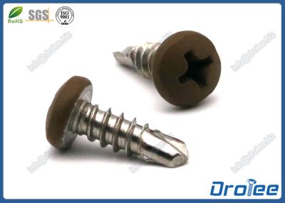 China 304/316/410 Stainless Steel Painted Head Self Drilling Screw, Phiips Pan Head for sale