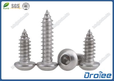 China 304/316 Stainless Steel Button Head Socket Self-tapping Sheet Metal Screws for sale