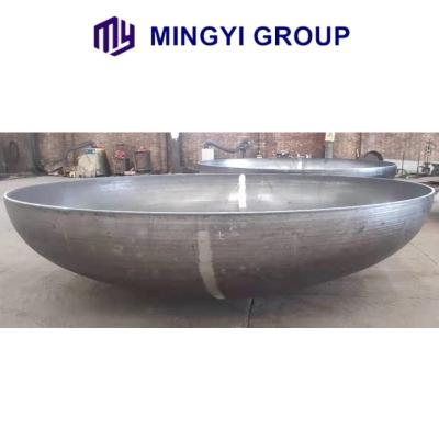 China Customized Support OBM Welding Connection Boiler Bottoms Dished Tank Bottom Hemispherical Dish End for sale
