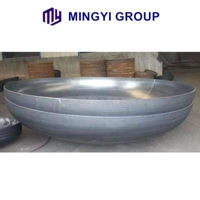 China Circle Head 24 Inch Carbon Steel Pipe Head Tank Bottom End for Various Specifications for sale