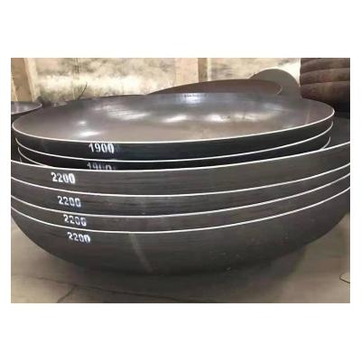 China Hemispherical Bottoms Tank with Customized Spherical Ends and Claded Material Bottom for sale