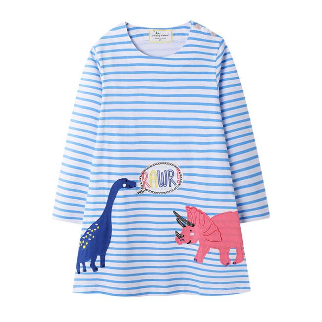 Wholesale Customized Kids Dress Children Fall Winter Clothing for Baby Girls