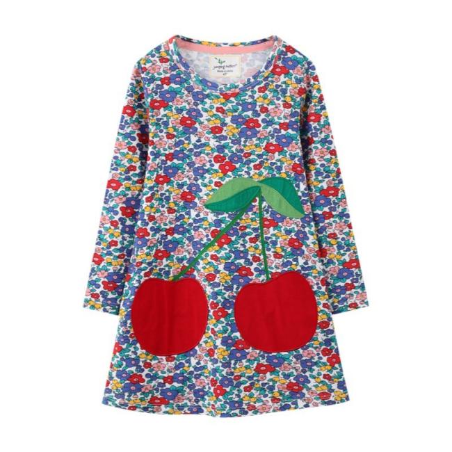 Wholesale Customized Kids Dress Children Fall Winter Clothing for Baby Girls