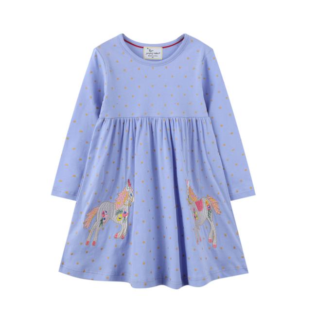 Wholesale Customized Kids Dress Children Fall Winter Clothing for Baby Girls