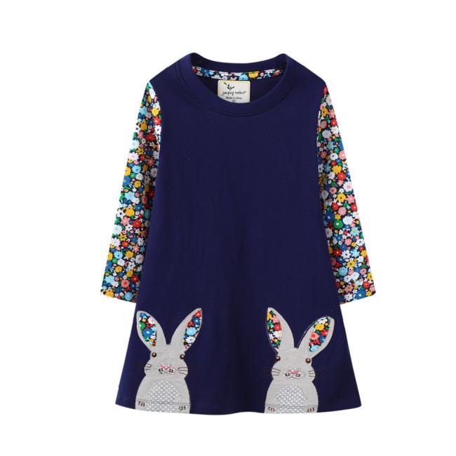 Wholesale Customized Kids Dress Children Fall Winter Clothing for Baby Girls