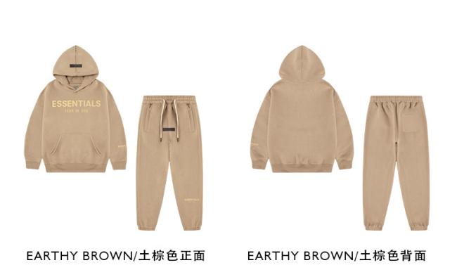 Wholesale Long Sleeve Sport T Shirt Pants Custom Kids Sweatshirts and Hoodies Kids Sweat Suits Toddler Boys and Girls Clothing Sets Cotton Ess Letter