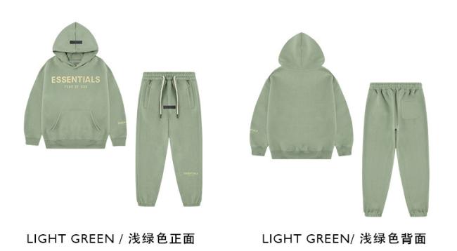 Wholesale Long Sleeve Sport T Shirt Pants Custom Kids Sweatshirts and Hoodies Kids Sweat Suits Toddler Boys and Girls Clothing Sets Cotton Ess Letter