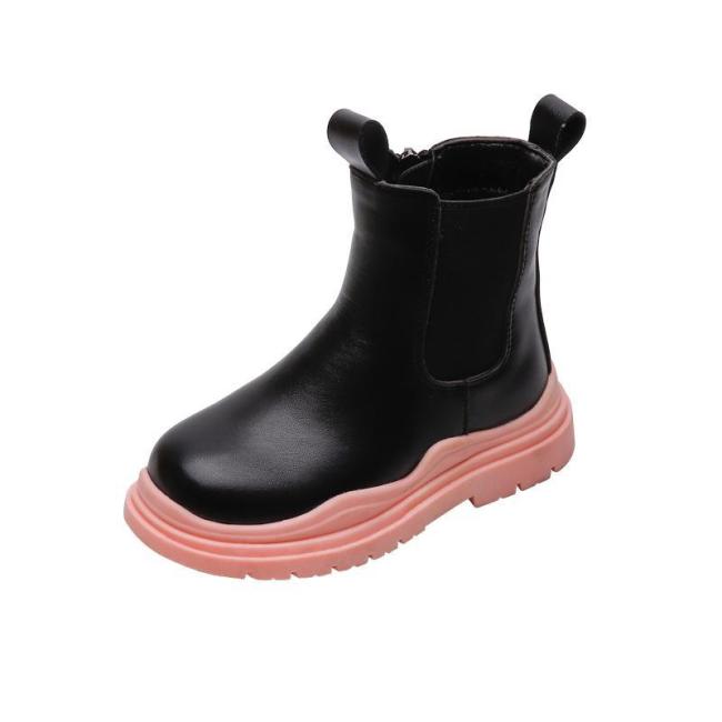 2021 New Kids Shoes Fashion Boots Children Footwear Girls Boys Winter Shoes