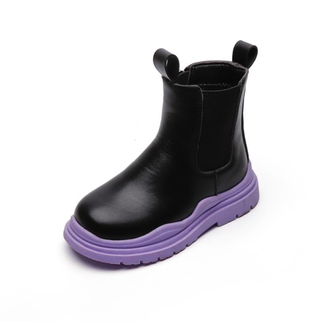 2021 New Kids Shoes Fashion Boots Children Footwear Girls Boys Winter Shoes