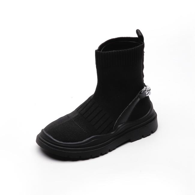 2021 New Hot Kids Shoes Fashion Sock Boots Children Footwear Girls Boys Shoes