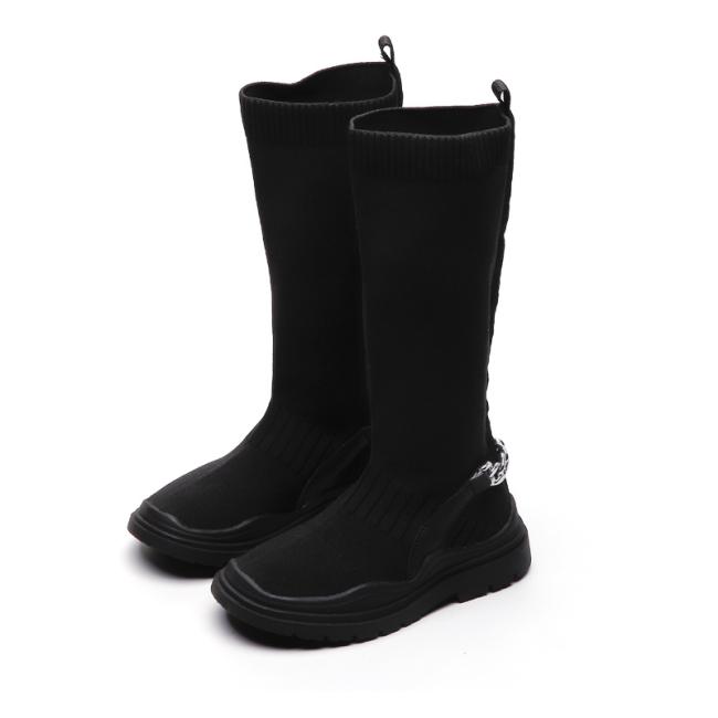 2021 New Hot Kids Shoes Fashion Sock Boots Children Footwear Girls Boys Shoes
