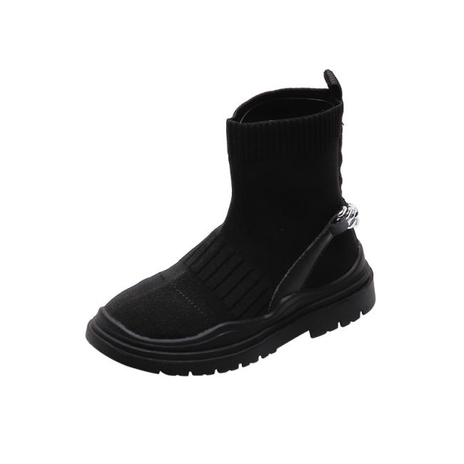 2021 New Hot Kids Shoes Fashion Sock Boots Children Footwear Girls Boys Shoes