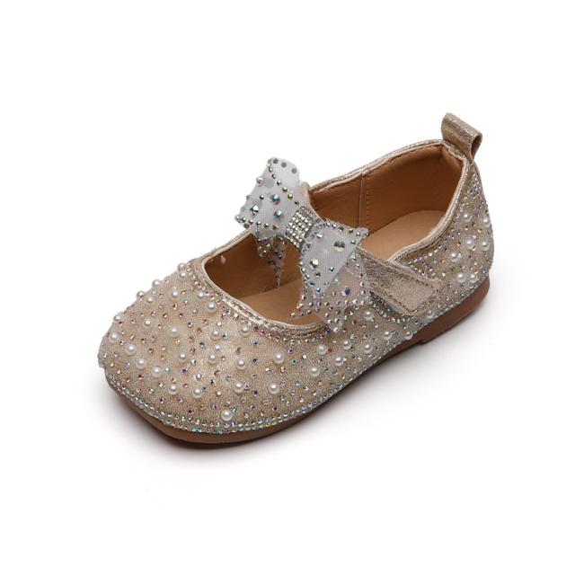 2021 New Kids Shoes Fashion Pricess Shoes Children Footwear Girls Casual Shoes