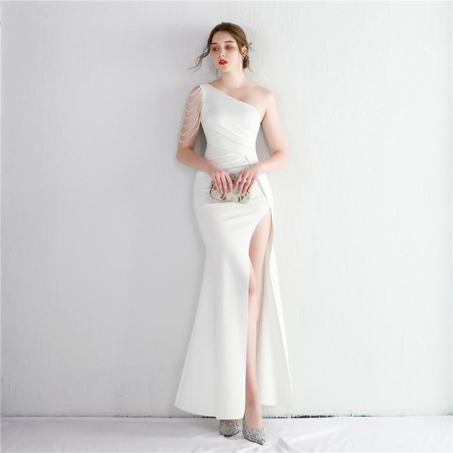 Evening Party Prom Women Dress Sequin Slim Sheath Women Sexy Skinny Wedding Dress China OEM High Quality