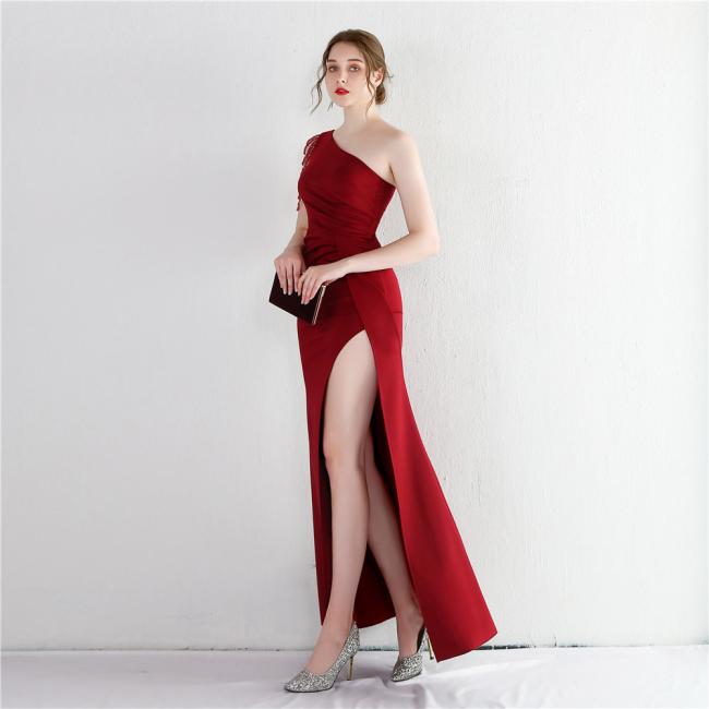 Evening Party Prom Women Dress Sequin Slim Sheath Women Sexy Skinny Wedding Dress China OEM High Quality