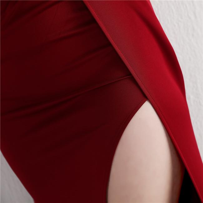Evening Party Prom Women Dress Sequin Slim Sheath Women Sexy Skinny Wedding Dress China OEM High Quality