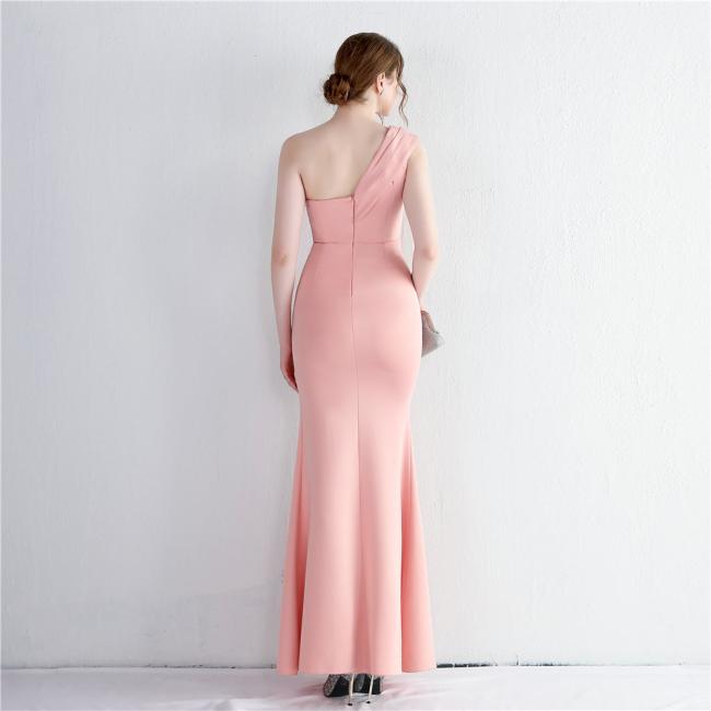 Evening Party Split Skirt Prom Women Dress Slim Sheath Women Sexy Skinny Wedding Dress China OEM High Quality