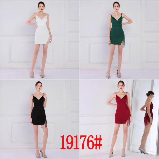 China OEM High Quality Evening Party Short Prom Women Dress Sequin Slim Sheath Women Sexy Skinny Wedding Dress