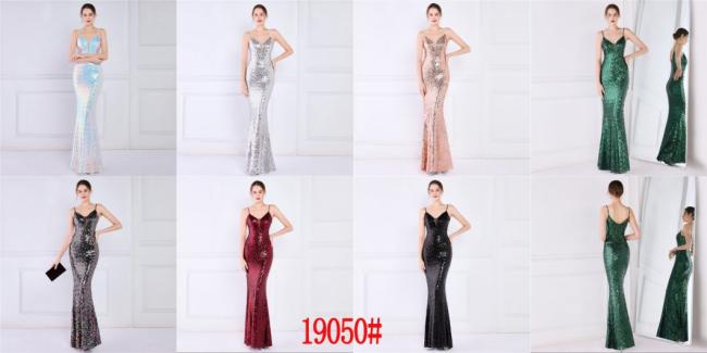 China OEM High Quality Evening Party Prom Women Dress Sequin Slim Sheath Women Sexy Skinny Wedding Dress