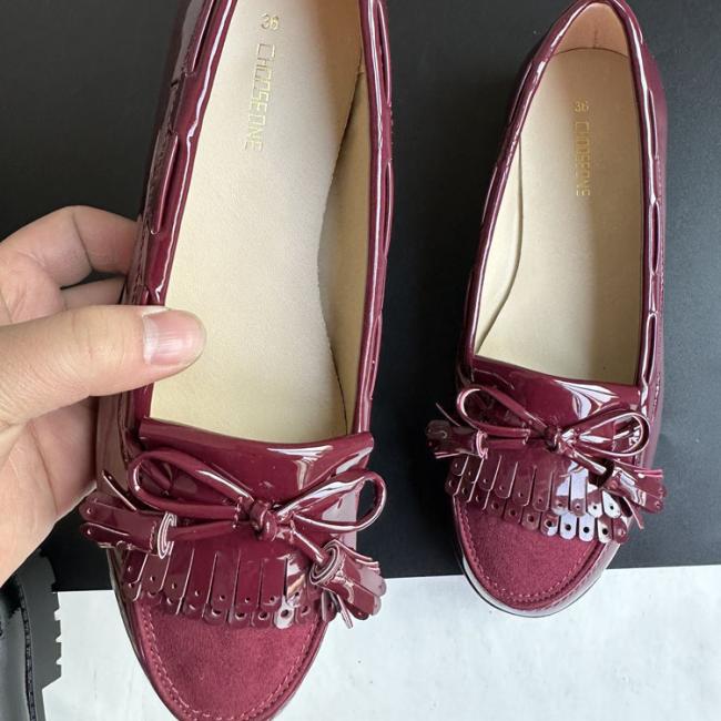 Flat Shoes Women Tassel Loafers Shoes Casual Shoes Footwear Leather Shoes Soft