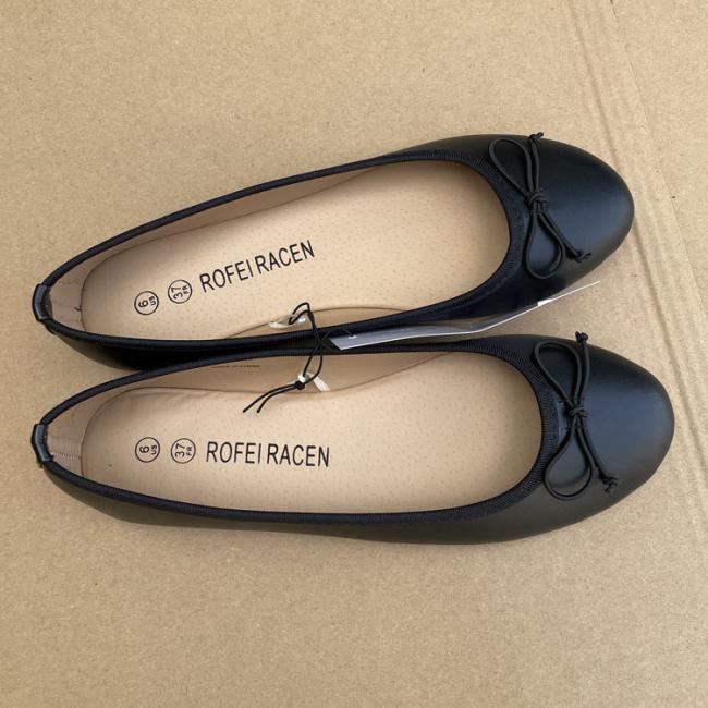 Flat Shoes Women Shoes Good Quality Casual Shoes Footwear Leather Shoes Soft Black Shoes