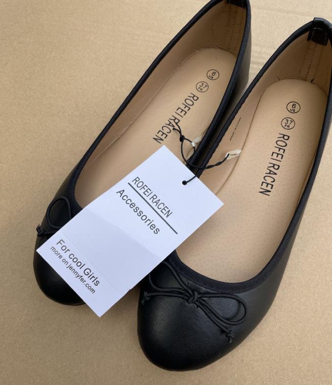 Flat Shoes Women Shoes Good Quality Casual Shoes Footwear Leather Shoes Soft Black Shoes