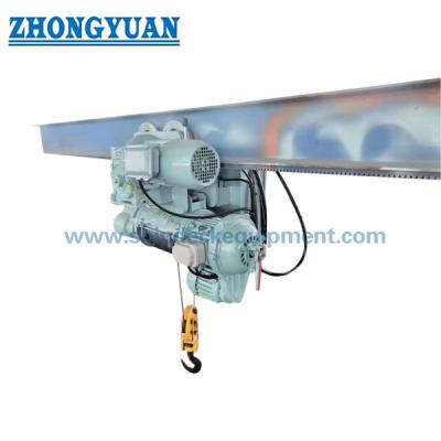 China Single Beam Pump Room Explosive Proof Electric Trolley Crane Hangar Crane Ship Deck Equipment for sale