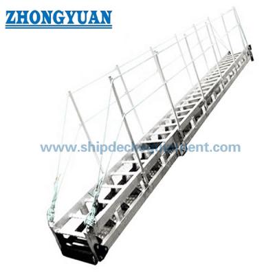 China ISO 7061 Type B Aluminum Shore Gangway With Anti Slip Steps Marine Outfitting for sale