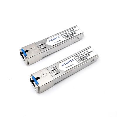 China GTS-SET11-20DC 3.3V Epon Sfp Module 1.25Gbps Data Rate for sale