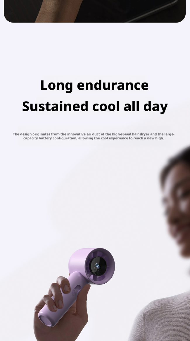 Fan speed settings and display close-up