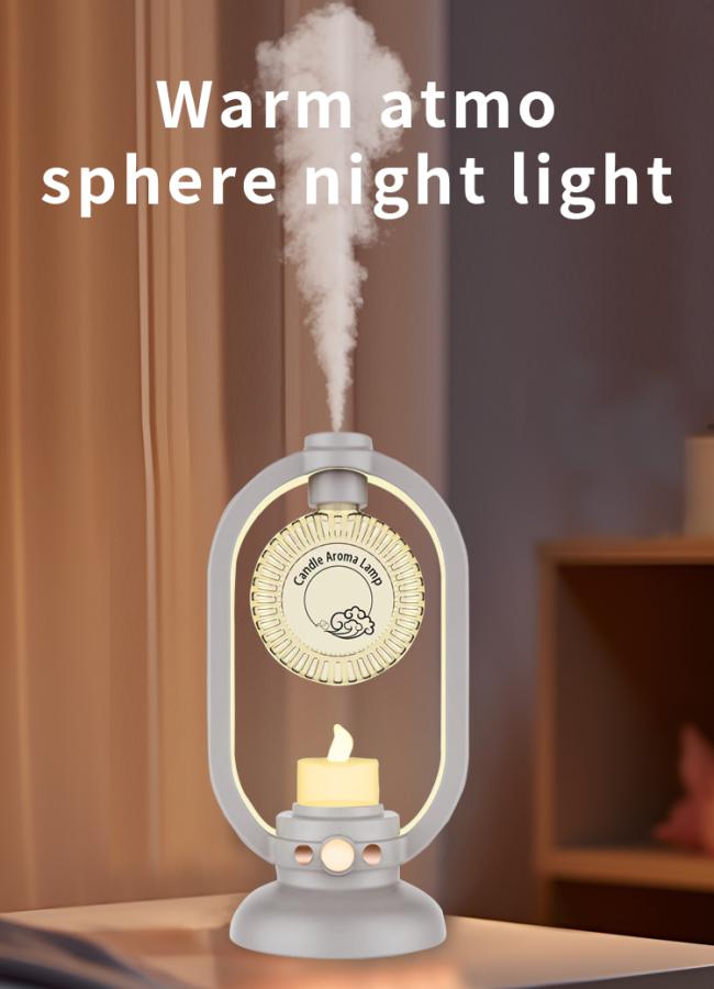 Essential oil diffuser compartment and controls