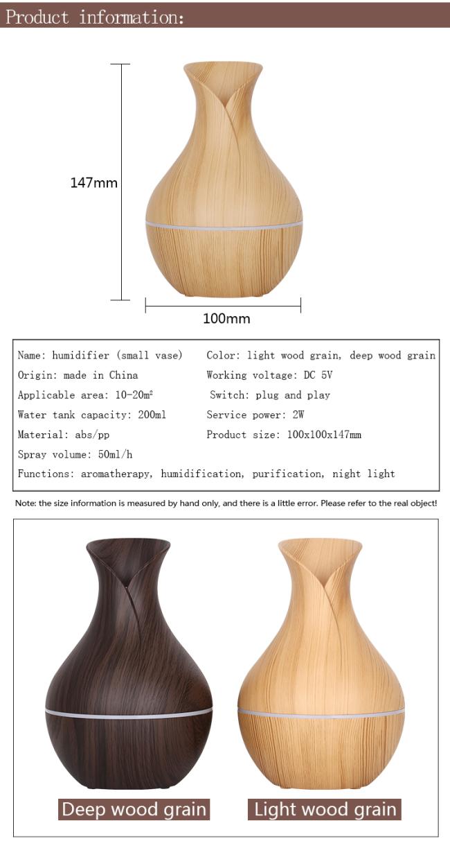 Smart Ultrasonic Humidifier portable design