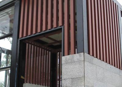 China Panel de pared decorativo de aluminio WPC tubo Panel de pizarra de madera WPC en venta