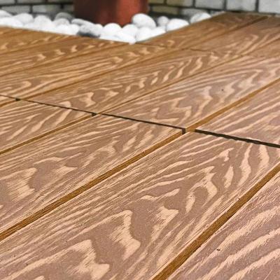 China Waterproof Snap Together Wood Tiles Decking Low Maintenance for sale
