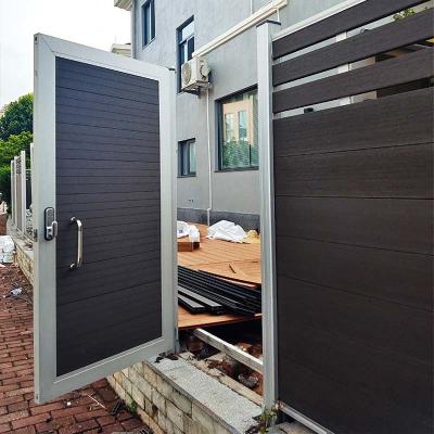 China Custom WPC Door Panel Weather resistant WPC Sheet For Gate ISO for sale