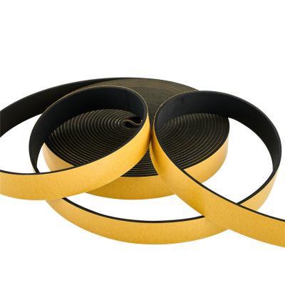 China High Density Foam Insulation Tape Self Adhesive Foam Weather Stripping for sale