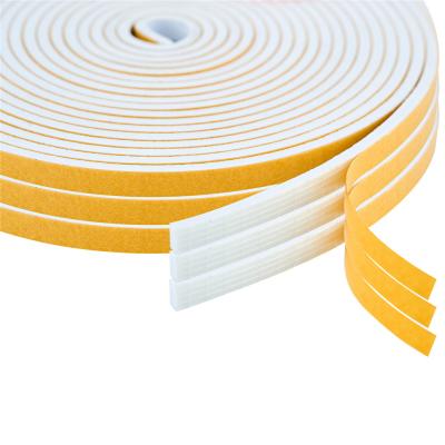China High Density Foam Weather Stripping For Insulating Door Frame Window Soundproof Self Adhesive for sale