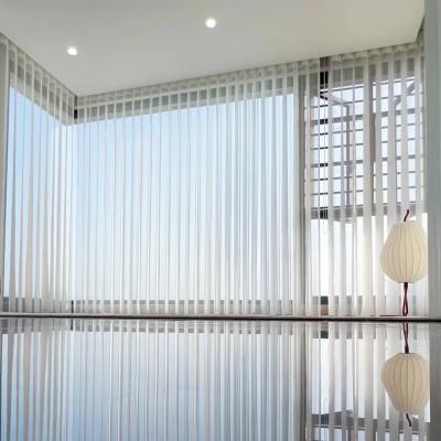 China 89mm Fabric Blackout Curtain Blinds Polyester Material For Hotel Hospital for sale