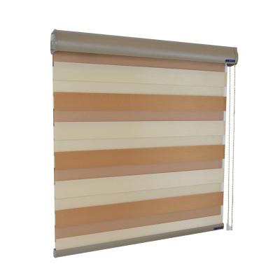 China Double Layer Manual Intelligent Window Blinds Fabric Material For Indoor for sale