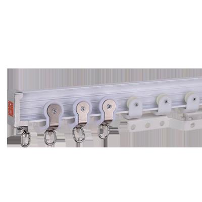 China Bendable Aluminium Curtain Track , Curved Curtain Rail For Bay Window for sale