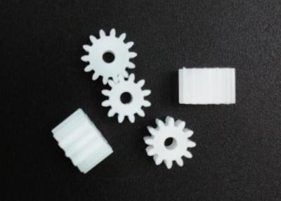 China Plastic High Precision Gears 10mm Printer White Small Spur Gears Straight Teeth for sale