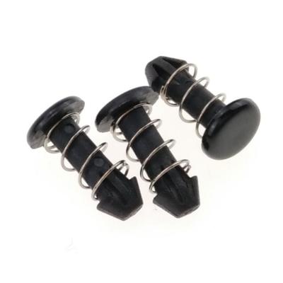 China Computer Black plastic Nylon Spring Rivets With Metal Spring for sale