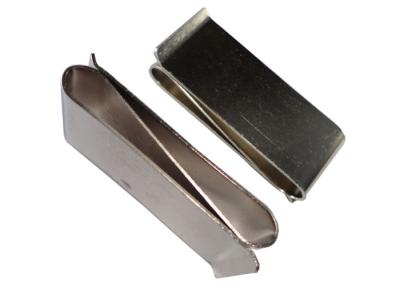China Double U Shaped Stainless Steel Belt Clip Stamping High Tensile Strength for sale