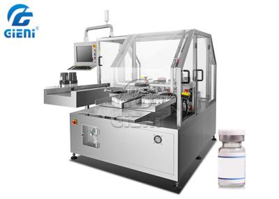 China High Precision Vertical Round Bottle Labeling Machine Non Stop for sale