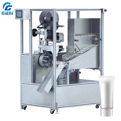China Soft Plastic Toothpaste Tube Labeling Machine 3000W Automatic Tube Labeler for sale