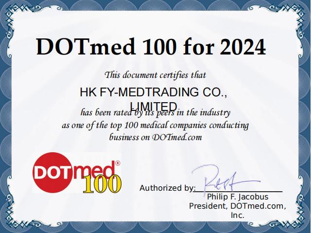 Dotmed Top 100 - HK FY-MED TRADING CO., LIMITED
