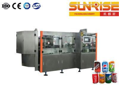 China Carbonated Drinks Aluminum Can Filling Machine 500 Cans Minute for sale